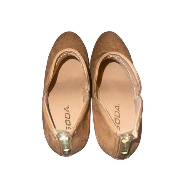 SODA Ankle Boots Slip On Booties V Cut Women's Shaft Pointed Toe, Size  6.5 - Picture 5 of 7